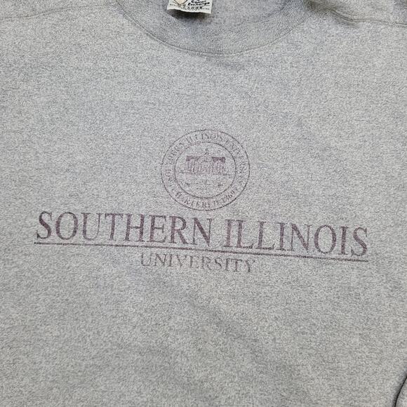 Vintage Southern Illinois Sweatshirt XL 25x25 Baggy Boxy - Picture 3 of 15